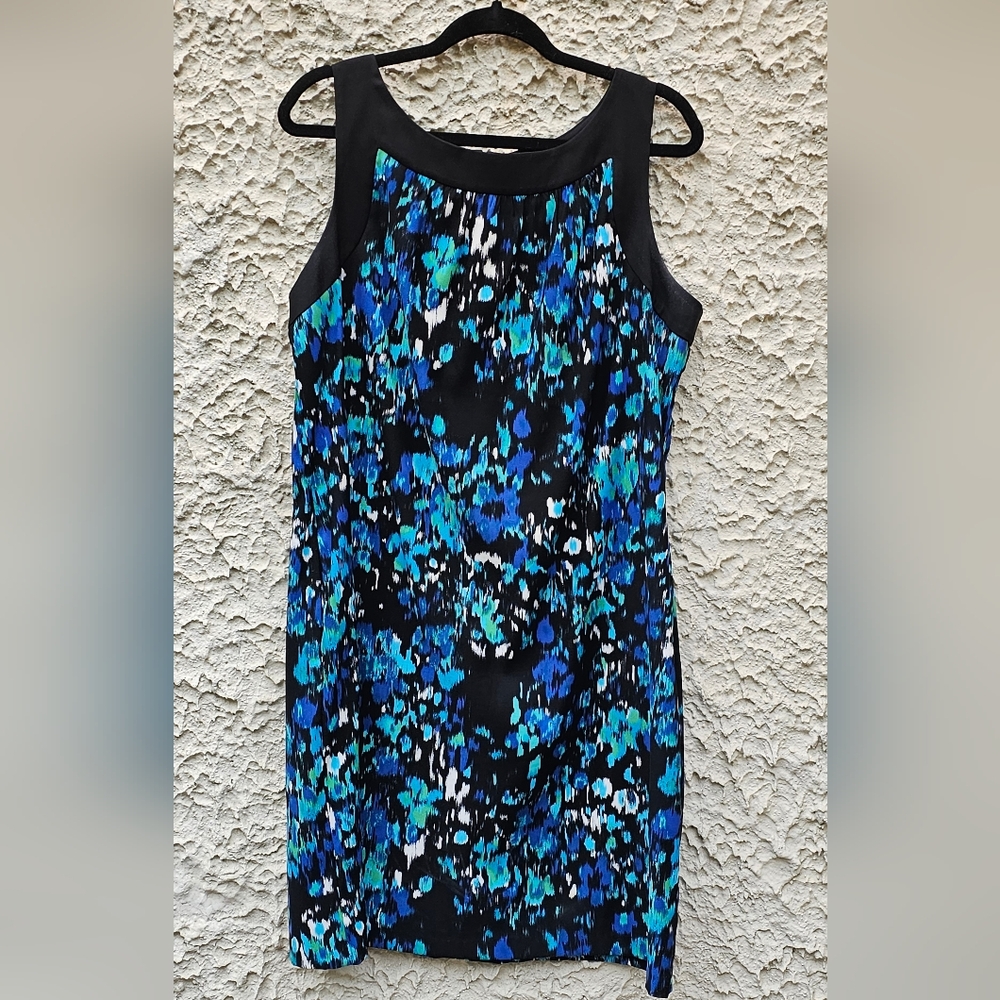 AB STUDIO Dresses | Sleeveless Midi Colorful Dress | 16 | Blue | Flattering